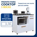 Ver imagem 5 de Balcão para Cooktop 2 Portas 1 Gaveta Violeta