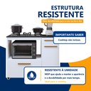 Ver imagem 6 de Balcão para Cooktop 2 Portas 1 Gaveta Violeta