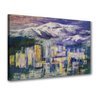 Quadro Decorativo Arte Montanhas E Neve - 1