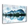 Quadro Decorativo Mar Paisagem Montanha Neve - 1