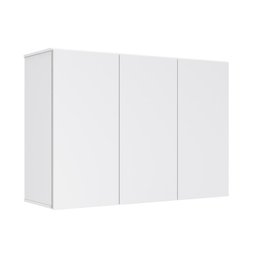 Armário Aéreo Aliex 03 Portas Branco - 1