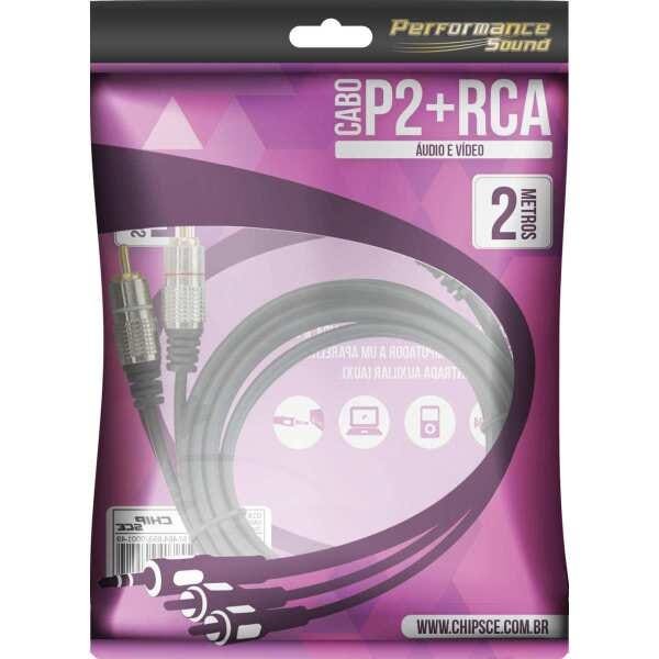 P2+2rca Nickel Fitz 2mts. - 3