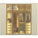 Ver mais imagens de Guarda Roupa Casal Cumaru 6 Portas com 4 Portas Reflecta com LED Yescasa
