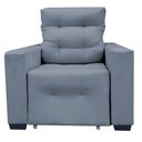 Ver imagem 3 de Poltrona De Amamentação E Decoração Quarto Sala Reclinável Leticia Grafitte