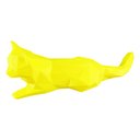 Ver imagem 4 de Gato 28 Cm De Comprimento - Estatueta - Decoração - Toque 3D:Amarelo