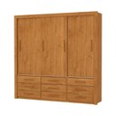 Ver imagem 2 de Guarda Roupa 3 Portas 9 Gavetas Imperium -grand Line