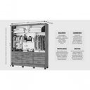 Ver imagem 4 de Guarda Roupa 3 Portas 9 Gavetas Imperium -grand Line