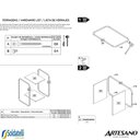 Ver imagem 7 de Mesa Lateral 33cm Orgânica Luna Pé Metal Altura 65cm - Artesano