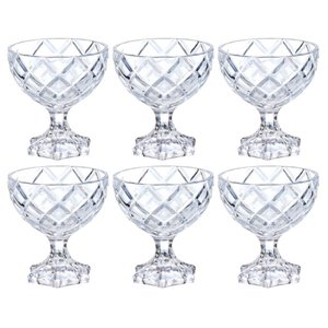 Taças Sobremesa em Vidro Pineapple 170ml 6 Peças Hauskraft