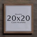 Ver imagem 4 de Kit 3 Unidades Moldura 20x20 Quadro com Acetato