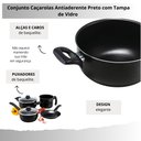 Ver imagem 3 de Jogo de Panelas Antiaderente 4 Peças Preto