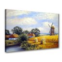 Ver imagem 1 de Quadro Decorativo Paisagem Moinho 419