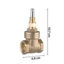Ver imagem 2 de Base Registro 1/2 0672 Meber - Cromado