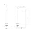 Ver imagem 5 de Bica de Mesa Deca Quadrada You Dark Antracite - 1791.gf105.mt