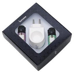 Kit Presente Aromatizador Difusor Standart Elétrico Bivolt + 2 Essências Via Aroma - 1
