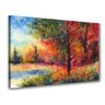 Quadro Decorativo Paisagem Floresta Vermelha 500 - 1