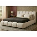 Ver imagem 2 de Cama Japonesa com Cabeceira Casal Nuvem Linho Off White - Sallar Home