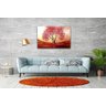 Quadro Decorativo Arvore Paisagem Vermelha 632 - 2
