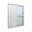 Ver imagem 3 de Porta Balcão 3 Folhas Moveis 2,10x1,20 Branca L.25 - Branco
