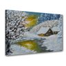 Quadro Decorativo Paisagem Cabana das Neves 774 - 1