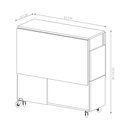 Ver imagem 3 de Mesa Retrátil com Banquetas Preto