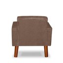 Ver imagem 3 de Mini Poltrona Cadeira Infantil Nina de Criança Suede Cappuccino