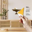 Ver mais imagens de Águia Americana Minimalista - Quadro ou placa decorativa com 9 peças É DeCoração Quadros e placas de