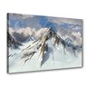 Quadro Decorativo Paisagem Montanhas Da Nevasca 1040 - 1