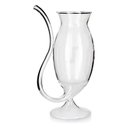 Ver imagem 1 de Copo Taça de Vidro Cristal para Drinks Modelo Vampiro 200ml Canudo Embutido