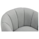 Ver imagem 5 de Kit 2 Poltronas Decorativas Sala de Estar Recepção Mavie Base de Ferro Dourado Bouclé - Amarena Móve