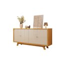 Ver imagem 2 de Buffet Aparador 180cm 4 Portas Ripado Monalisa D04 - D'Rossi