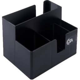 Kit 20 Porta Sachês Guardanapo Açúcar Organizadores Bancada Preto - 9