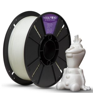 Filamento para Impressora 3d - Pla Branco Velvet - 1kg - 1,75mm - Voolt3d