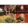 Quadro Decorativo Paisagem Lago Vermelho 1087 - 3