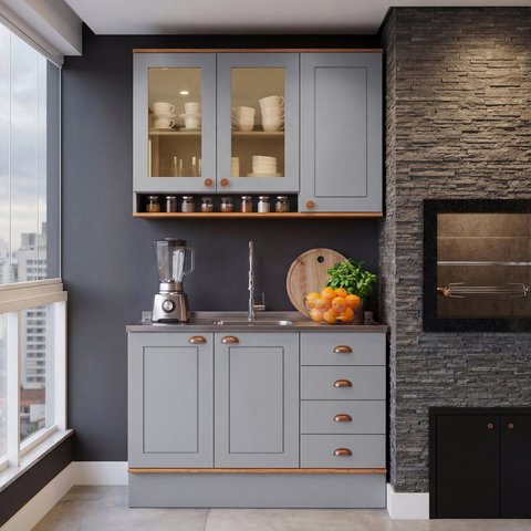 Kit Cozinha Modulada 2 Peças Aspen