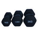 Ver imagem 2 de Kit Halter Sextavados Athletic 9kg 3 Pares de Halteres com Suporte para Treino e Musculação