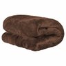 Cobertor Manta Soft Queen 2,20 M X 2,40 M Anti Alérgica Marrom - 1