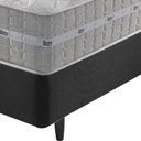 Ver imagem 2 de Cama Box Queen Preto + Colchão Molas Ensacadas Alabama 158x198x61cm