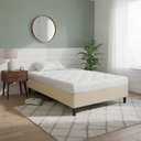 Ver imagem 2 de Base Cama Box Solteiro 188x88 Suede Bege