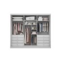 Ver imagem 3 de Guarda-Roupa Casal com Espelho 3 Portas 8 Gavetas Passion