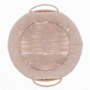 Ver imagem 4 de Cesta Corda Trançada com Alça Redonda com Forro de Tecido 24x12cm