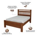 Ver imagem 6 de Cama Casal Queen Madeira Maciça 160cm Escócia B07 Avelã - Lyam Decor
