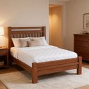 Ver imagem 4 de Cama Casal Queen Madeira Maciça 160cm Escócia B07 Avelã - Lyam Decor