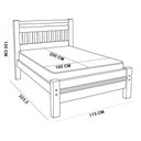 Ver imagem 7 de Cama Casal Queen Madeira Maciça 160cm Escócia B07 Avelã - Lyam Decor
