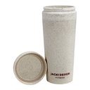 Ver imagem 4 de Conjunto Pote Marmita Ecológica 650 Ml com Copo C- Tampa 300 Ml Bege
