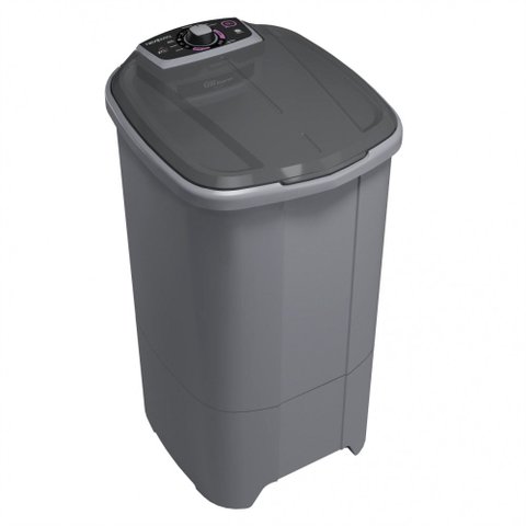 Lavadora New Maq 15kg 220V 9 Programas Semi Automática Cinza
