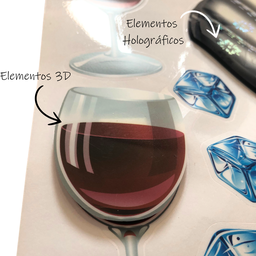 Mega Adesivo 3d Decorativo Pinguim Master Chefe Holográfico:chefe Peixe - 8