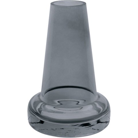 Vaso Decorativo Enfeite Casa Home&Co Vidro 14x9x9cm Cinza