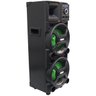 Caixa Som Amplificada Bluetooth 1100w Rms Woofer Mp3 Usb Led Tws Bivolt Aca 1101 Duplo 8 Black Amvox - 2