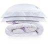 Capa de Edredom (duvet) Queen 300 Fios Lavanda - Marken Fassi Branco/lilás - 2